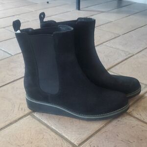 NWOT Cole Haan X Nike Air Black Ankle Boots, 8.5